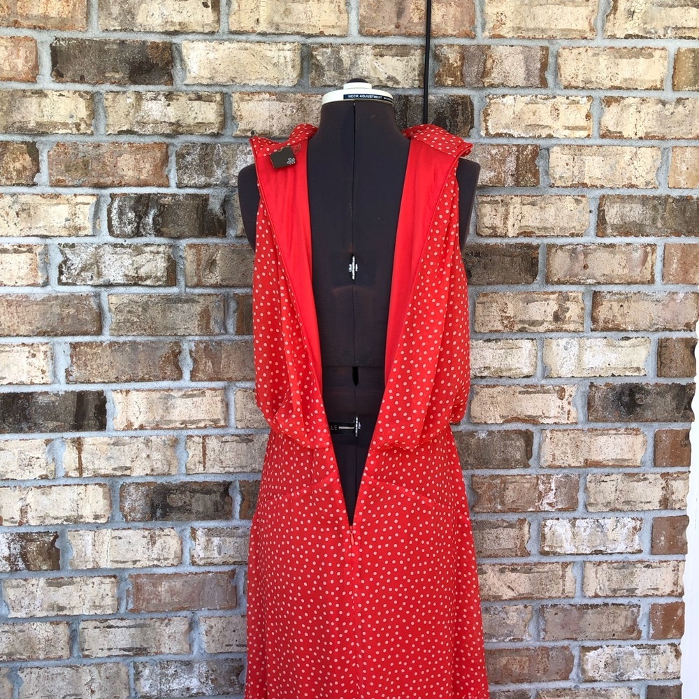 Taylor Red High Low Dress - Picture 9 of 16